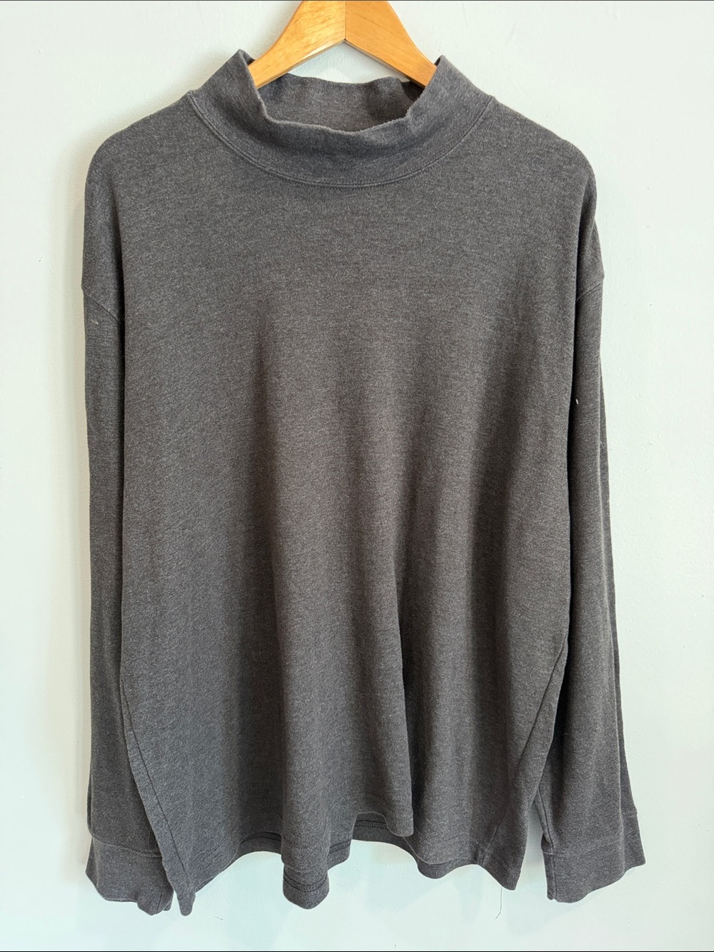 St. John's Bay‎ Men's Charcoal Mock Neck Sweater